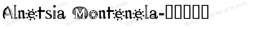 Alnetsia Montenela字体转换